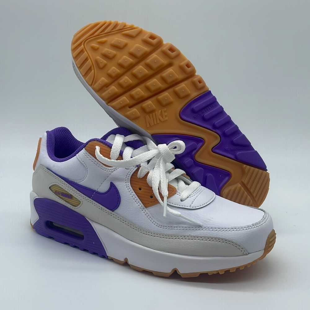 Nike Air Max 90 LTR (GS) Sneakers White/Action Grape DV3607-103